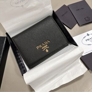 Prada Small Saffiano Leather Wallet